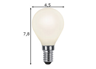 LED polttimo P45 E14 2700K 250lm 3W 4,5x7,8cm 375-12 hinta ja tiedot | Lamput | hobbyhall.fi