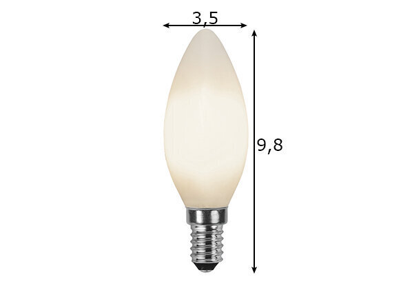 LED E14 2W 2700K 150lm kynttilälamppu hinta ja tiedot | Lamput | hobbyhall.fi