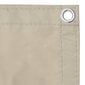 Parvekkeen suoja beige 75x300 cm Oxford kangas hinta ja tiedot | Aurinkovarjot ja markiisit | hobbyhall.fi