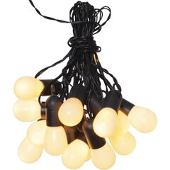 Lamppusarja musta 16 LED 0,72W ​​450cm Pieni koukku 476-87 hinta ja tiedot | Jouluvalot | hobbyhall.fi
