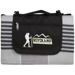 Royokamp vuorellinen rantapiknikki huopa, 170 x 150 cm, sininen-harmaa hinta ja tiedot | Retkeilyalustat, piknikhuovat | hobbyhall.fi