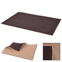 Piknikviltti Beige ja ruskea 100x150 cm hinta ja tiedot | Retkeilyalustat, piknikhuovat | hobbyhall.fi