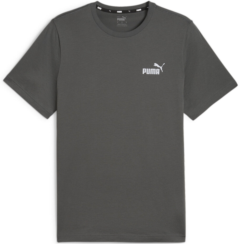 Puma T-paidat Miehille Ess Small Logo Tee Mineral Gray 586669 69 586669 69/4XL hinta ja tiedot | Miesten puserot ja hupparit | hobbyhall.fi