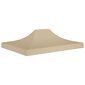 Juhlateltan katto 4,5x3 m beige 270 g/m² hinta ja tiedot | Puutarhapaviljongit | hobbyhall.fi