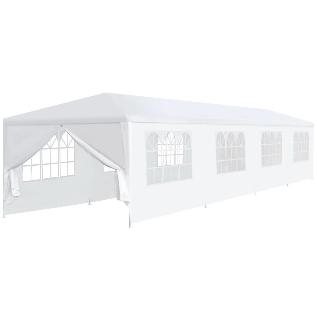 Puutarhakatos 3x12 m valkoinen hinta ja tiedot | Puutarhapaviljongit | hobbyhall.fi