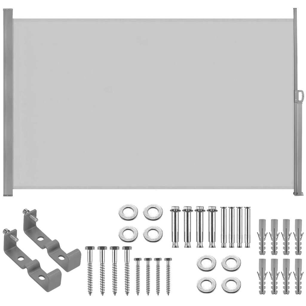 Sivumarkiisi Springos AW0006 350 x 180 cm hinta ja tiedot | Aurinkovarjot ja markiisit | hobbyhall.fi