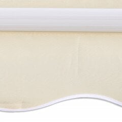 Markiisin päällinen, beige 350 x 250 cm hinta ja tiedot | Aurinkovarjot ja markiisit | hobbyhall.fi