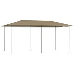 Huvimaja 3x6x2,6 m harmaanruskea 160 g/m² hinta ja tiedot | Puutarhapaviljongit | hobbyhall.fi