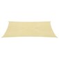 Aurinkopurje 160 g/m² beige 5x6 m HDPE hinta ja tiedot | Aurinkovarjot ja markiisit | hobbyhall.fi