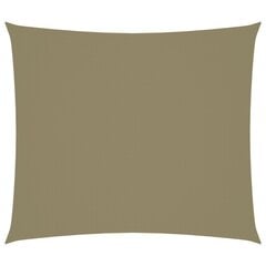 Aurinkopurje Oxford-kangas suorakaide 2,5x3 m beige hinta ja tiedot | Aurinkovarjot ja markiisit | hobbyhall.fi