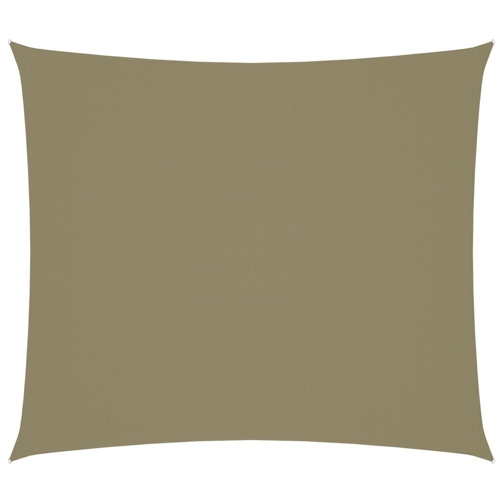 Aurinkopurje Oxford-kangas suorakaide 2,5x3 m beige hinta ja tiedot | Aurinkovarjot ja markiisit | hobbyhall.fi