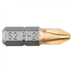 Suutin PH2x25mm, 1/4", 2kpl hinta ja tiedot | Käsityökalut | hobbyhall.fi