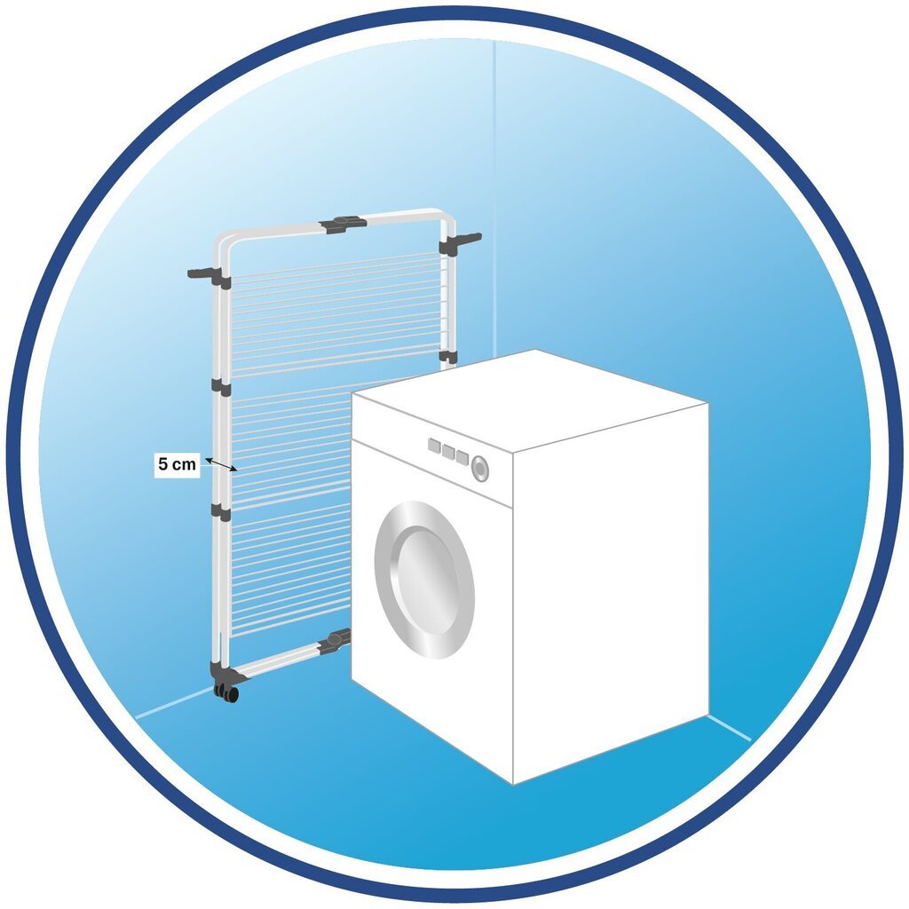 Kuivausteline Vileda "Mixer 3" hinta ja tiedot | Kuivaustelineet ja tarvikkeet | hobbyhall.fi