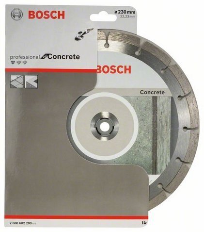 Bosch timanttilevy 230x22,2mm, segmentoitu hinta ja tiedot | Käsityökalut | hobbyhall.fi