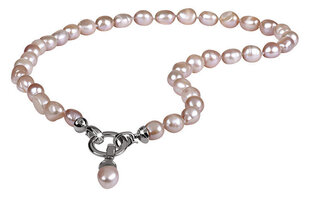 JwL Luxury Pearls Kaulakoru aidoista vaaleanpunaisista helmistä JL0555 hinta ja tiedot | Kaulakorut | hobbyhall.fi