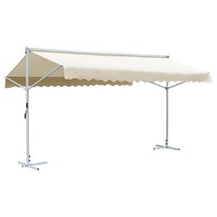 Vapaasti seisova markiisi 600x300 cm kerma hinta ja tiedot | Puutarhapaviljongit | hobbyhall.fi