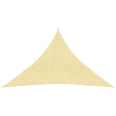 Aurinkopurje 160 g/m² beige 3,5x3,5x4,9 m HDPE hinta ja tiedot | Aurinkovarjot ja markiisit | hobbyhall.fi