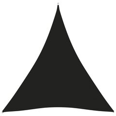 Aurinkopurje Oxford-kangas kolmio 4x5x5 m musta hinta ja tiedot | Aurinkovarjot ja markiisit | hobbyhall.fi
