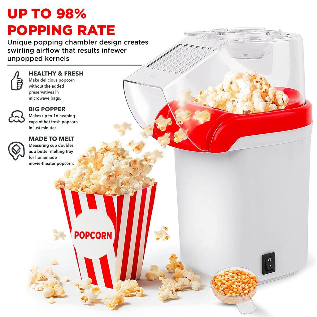 Popcorninvalmistaja Magicso popcorn mini hinta ja tiedot | Muut keittiökoneet | hobbyhall.fi