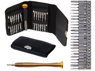 TARKKUUSRUUVIMEISSELISARJA 25IN1 TORX JNE*ETUI hinta ja tiedot | Käsityökalut | hobbyhall.fi