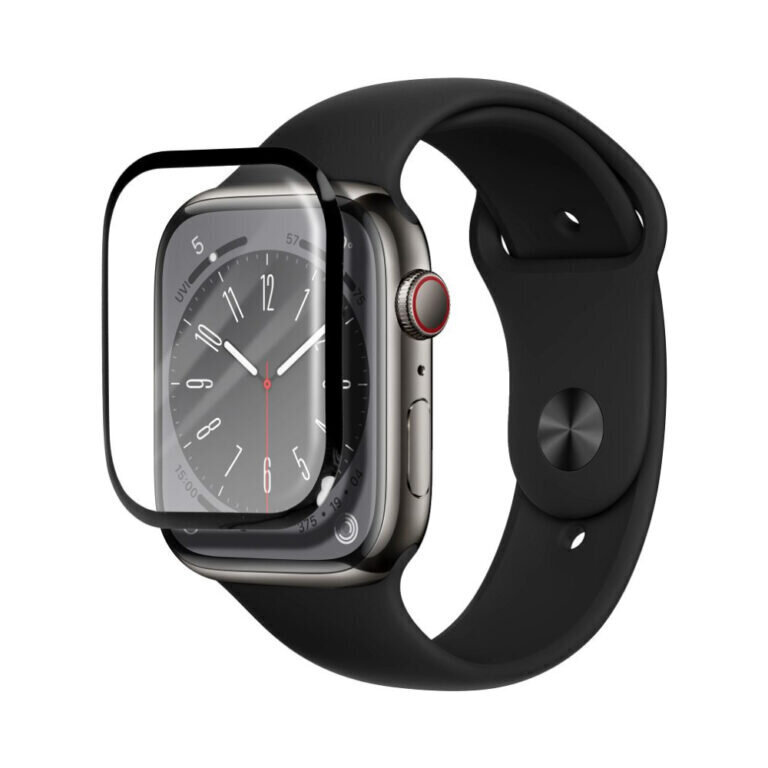 Bestsuit Flexible Hybrid Apple Watch suoja – 45mm hinta ja tiedot | Älykellojen ja aktiivisuusrannekkeiden lisätarvikkeet | hobbyhall.fi