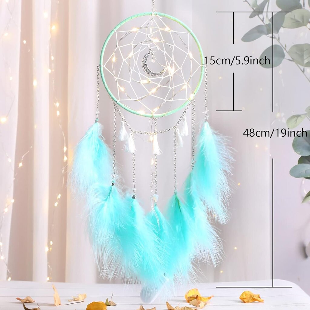 Dreamcatcher kanssa valaistu käsintehtyjä hinta ja tiedot | Sisustustuotteet | hobbyhall.fi