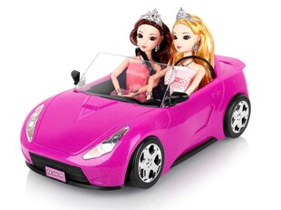 Auto Barbie-nukelle, vaaleanpunainen hinta ja tiedot | Tyttöjen lelut | hobbyhall.fi