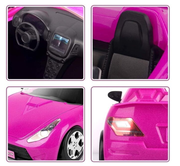 Auto Barbie-nukelle, vaaleanpunainen hinta ja tiedot | Tyttöjen lelut | hobbyhall.fi