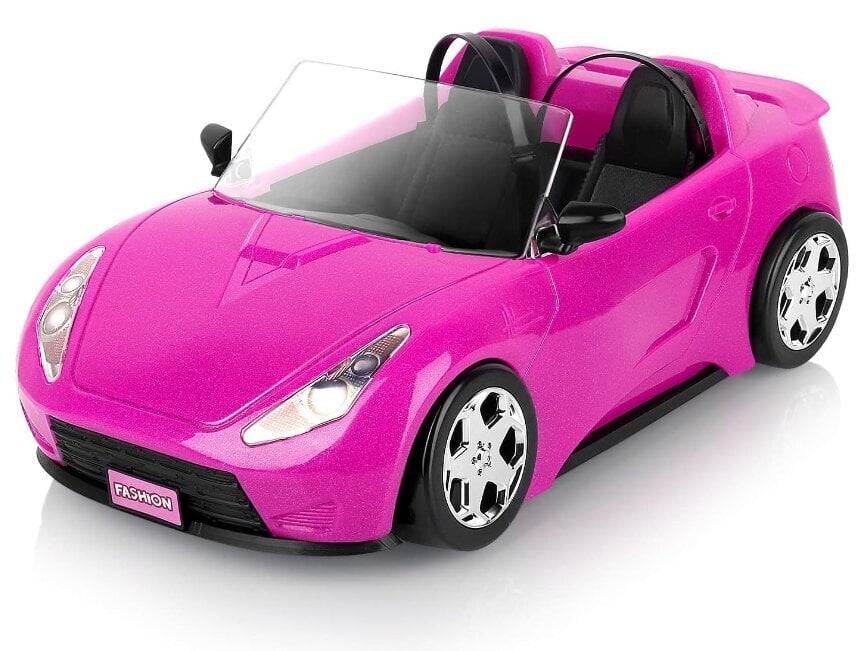 Auto Barbie-nukelle, vaaleanpunainen hinta ja tiedot | Tyttöjen lelut | hobbyhall.fi