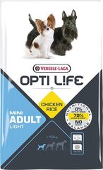 Versele-Laga Opti Life Adult Light Mini kuivaruoka, kana ja riisi, 7,5 kg hinta ja tiedot | Koiran kuivaruoka | hobbyhall.fi