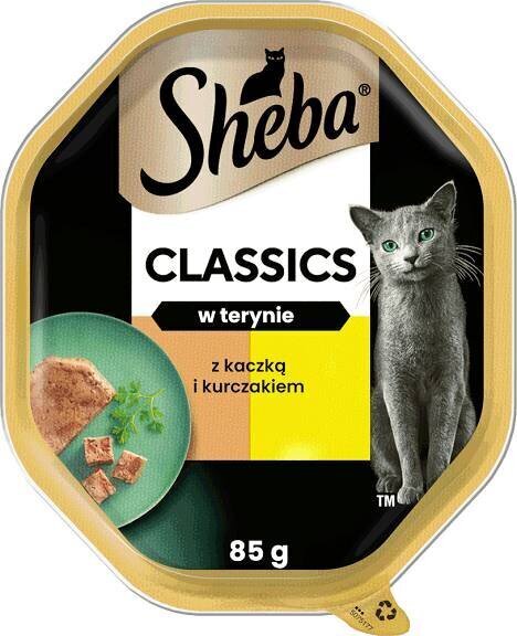 Sheba Classics täysravinto kissoille, ankka- ja kanaterriiniä, 22 x 85 g hinta ja tiedot | Kissanruoka | hobbyhall.fi