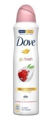 Dove Refreshing Pomegranate & Lemon Verbena Antiperspirant 150ml hinta ja tiedot | Deodorantit | hobbyhall.fi