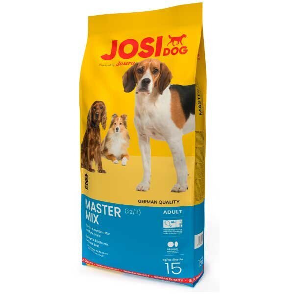 Josera JosiDog Master Mix, kana, 15 kg hinta ja tiedot | Koiran kuivaruoka | hobbyhall.fi