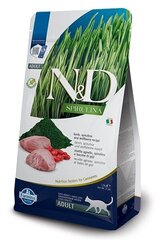 Farmina N&D Spirulina, lammas, 1,5 kg hinta ja tiedot | Kissan kuivaruoka | hobbyhall.fi