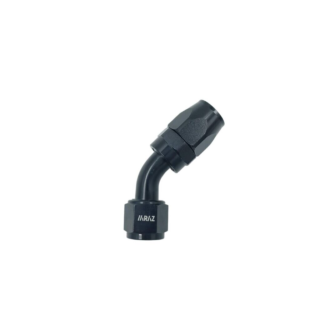 Adapteri Mraz OCC9070-11-08-BK, AN8, 3/4x16 UNF, 45º hinta ja tiedot | Lisätarvikkeet autoiluun | hobbyhall.fi