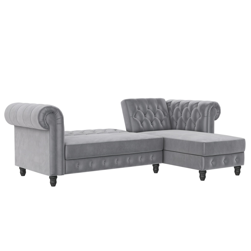 Sofa-lova Dorel Home Felix, pilka hinta ja tiedot | Sohvat ja vuodesohvat | hobbyhall.fi