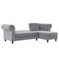 Sofa-lova Dorel Home Felix, pilka hinta ja tiedot | Sohvat ja vuodesohvat | hobbyhall.fi