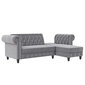 Sofa-lova Dorel Home Felix, pilka hinta ja tiedot | Sohvat ja vuodesohvat | hobbyhall.fi