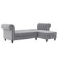 Sofa-lova Dorel Home Felix, pilka hinta ja tiedot | Sohvat ja vuodesohvat | hobbyhall.fi