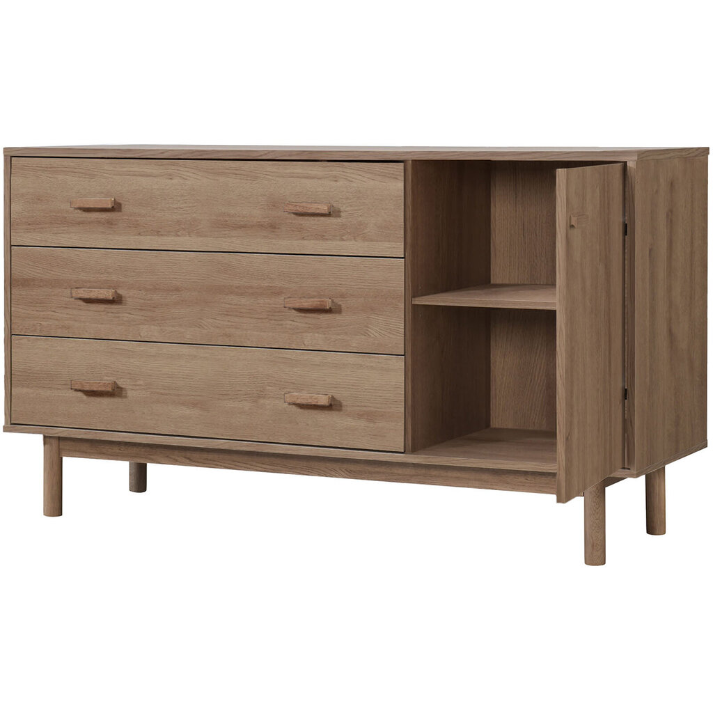 Dresser Notio Living Melanie, ruskea hinta ja tiedot | Lipastot | hobbyhall.fi