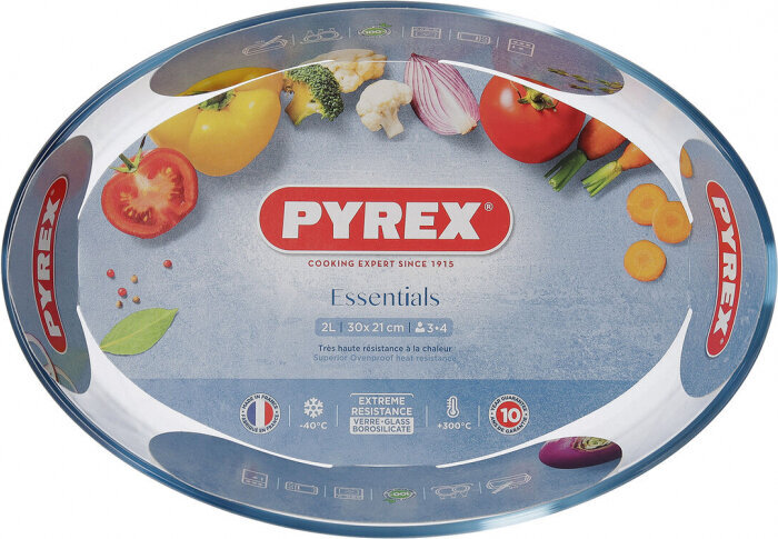 Pyrex Classic uunivuoka, 30 x 21 x 7 cm, 4 kpl hinta ja tiedot | Uunivuoat ja leivontavälineet | hobbyhall.fi