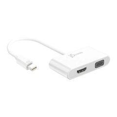 j5luo JDA172 mini DisplayPort™ - HDMI™/VGA-sovitin hinta ja tiedot | Adapterit | hobbyhall.fi