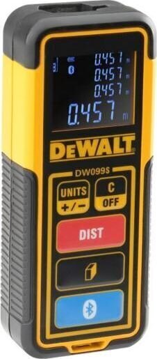 Laseretäisyysmittari 30m, DEWALT DW099S-XJ hinta ja tiedot | Käsityökalut | hobbyhall.fi