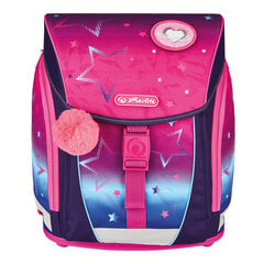 Herlitz koululaukku Filolight Plus - Pink Stars, 16 l hinta ja tiedot | Koulureput ja -laukut | hobbyhall.fi