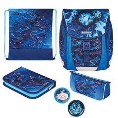 Herlitz koululaukku Filolight Plus - Deep Sea, 16 l hinta ja tiedot | Koulureput ja -laukut | hobbyhall.fi