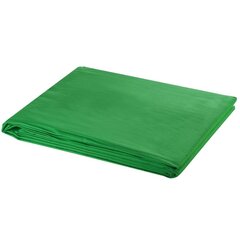 vidaXL Taustakangas puuvilla chromakey 500x300 cm vihreä hinta ja tiedot | Kameratarvikkeet | hobbyhall.fi