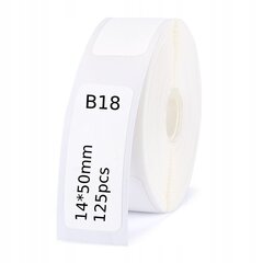 .NIIMBOT Tarrat B18 14*50mm 125kpl 125kpl hinta ja tiedot | Vihkot, muistikirjat ja paperit | hobbyhall.fi