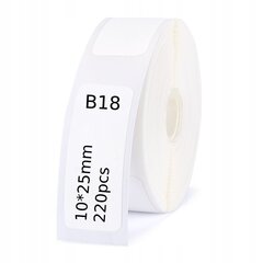 NIIMBOT Tarrat B18 10*25mm 220kpl 220kpl hinta ja tiedot | Vihkot, muistikirjat ja paperit | hobbyhall.fi