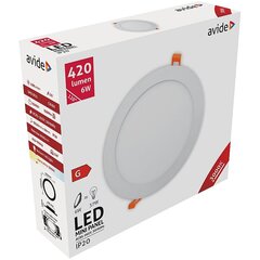 Avide LED kattovalaisin 6W 3000K Ø120mm pyöreä hinta ja tiedot | Avide Huonekalut ja sisustus | hobbyhall.fi