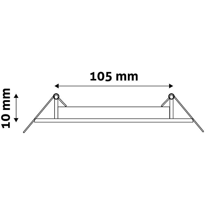 Avide LED kattovalaisin 6W 3000K Ø120mm pyöreä hinta ja tiedot | Upotettavat valaisimet ja LED-valaisimet | hobbyhall.fi